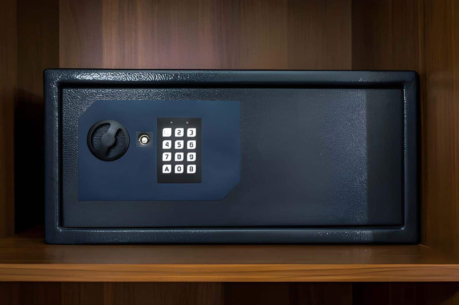 Safe box in hotel room (1)