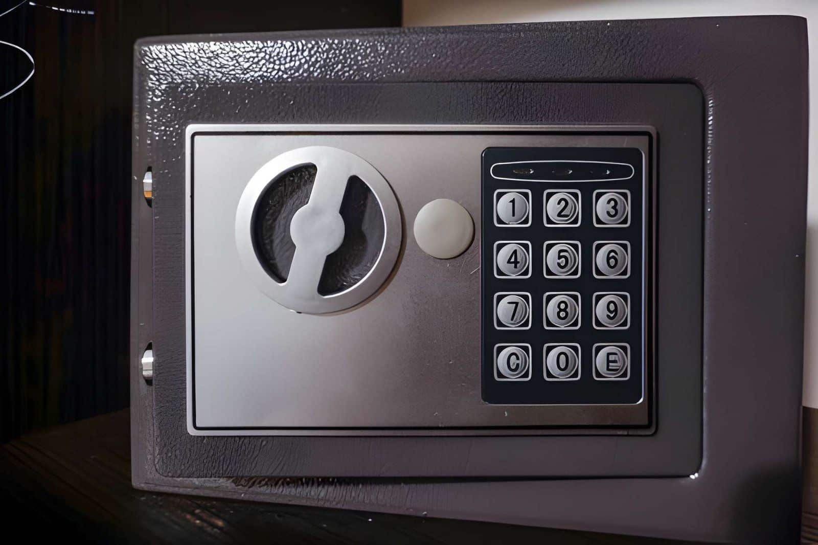 Tbilisi, Georgia A hotel safe in a hotel room. (1)